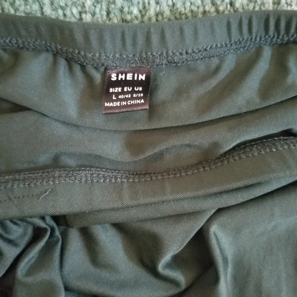 Shein Green Skirt Size L - Picture 4 of 7